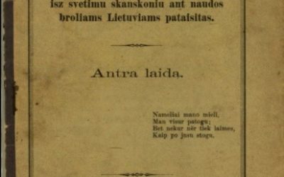 Seniausi lietuviški leidiniai Mickevičianos fonde