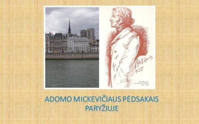 Adomo Mickevičiaus pėdsakais Paryžiuje