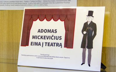 Knygų paroda „Adomas Mickevičius eina į teatrą“