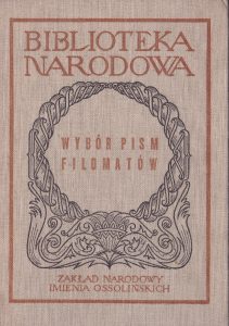 Biblioteka Narodowa - Wybor Pism Filomatow