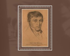 Valentinas Vankavičius. Adomo Mickevičiaus portretas. XIX a. vid. LNDM G 2107. Lietuvos nacionalinis dailės muziejus. Naudojimo teisės: CC BY-NC-ND. Iliustracija iš LIMIS