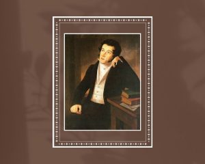 Józef Oleszkiewicz. Portret Adama Mickiewicza. 1828 m. Naudojimo teisės: PD. Iliustracija iš Vikipedijos