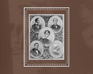 The Philomathes and Philoarethes Tomasz Zan, Ignacy Domejko, Adam Mickiewicz, Antoni Edward Odyniec, Jan Czeczot. 1889 m. Naudojimo teisės: PD. Iliustracija iš Vikipedijos