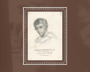 Józef Szymon Kurowski. Adam Mickiewicz: Poeta Romantyczny urodzony w Litwie ro. 1798. 1828 m.. Biblioteka Narodowa. Naudojimo teisės: PD. Iliustracija iš Polona