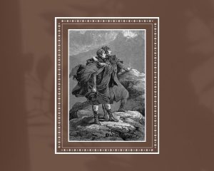 Mykolas Elvyras Andriolis. Buvę filomatai, poetai Adomas Mickevičius ir Antonis Edvardas Odinecas ant Vezuvijaus. 1881 m. Naudojimo teisės: PD. Iliustracija iš Vikipedijos