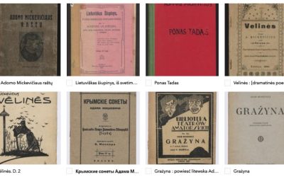 Portale ePaveldas – suskaitmeninti Mickevičianos fondo leidiniai